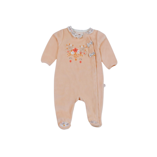 Pijamas enterito de 1 pieza plush coral