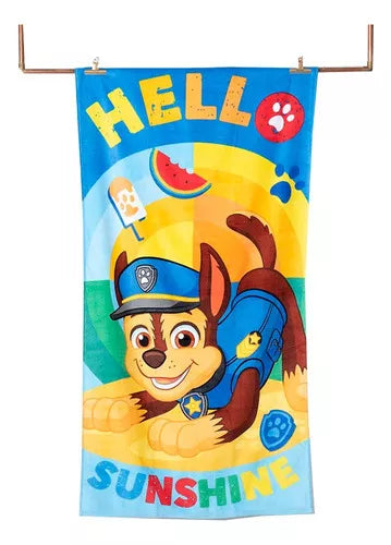 Toalla de Chase Paw Patrol 70cm x 140xm