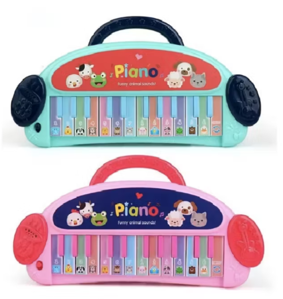 Juguete de piano con sonido de animales