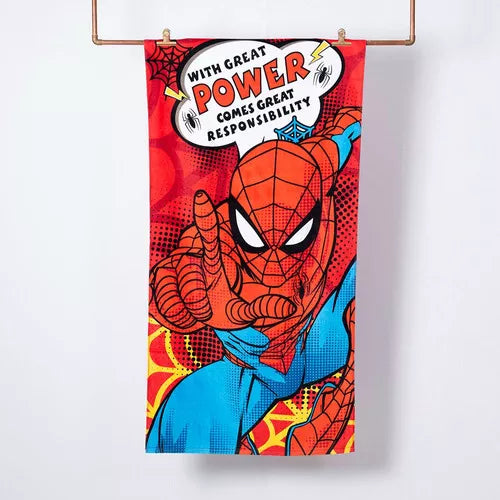 Toalla de Spiderman 70cm x 140xm