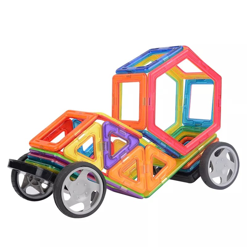 Auto de puzzles magnéticos para niños