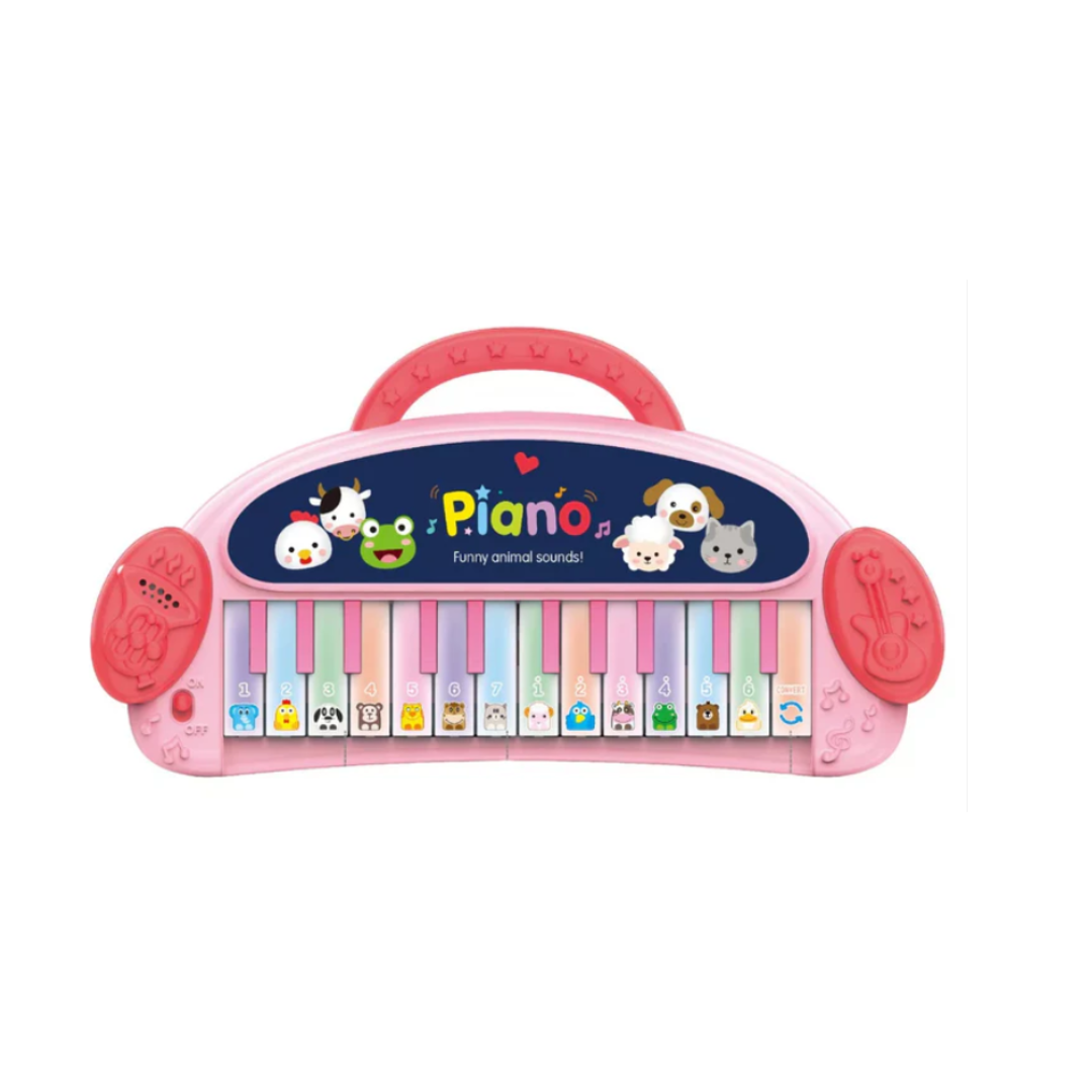 Juguete de piano con sonido de animales