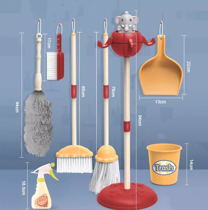 Juguete de aseo didáctico de 8 piezas