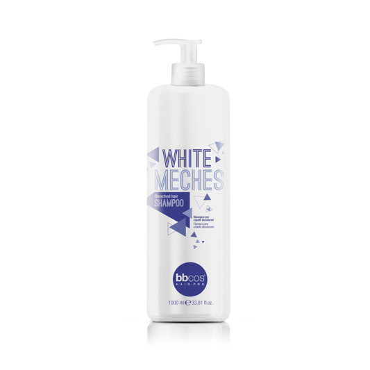 Shampoo para cabello decolorado White Meches de 1000 ml