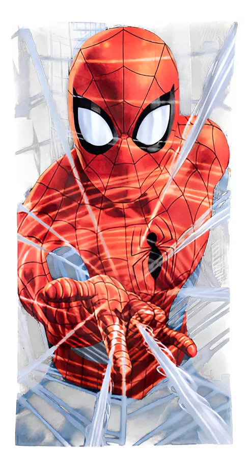 Toalla de Telaraña Spiderman 70cm x 140xm