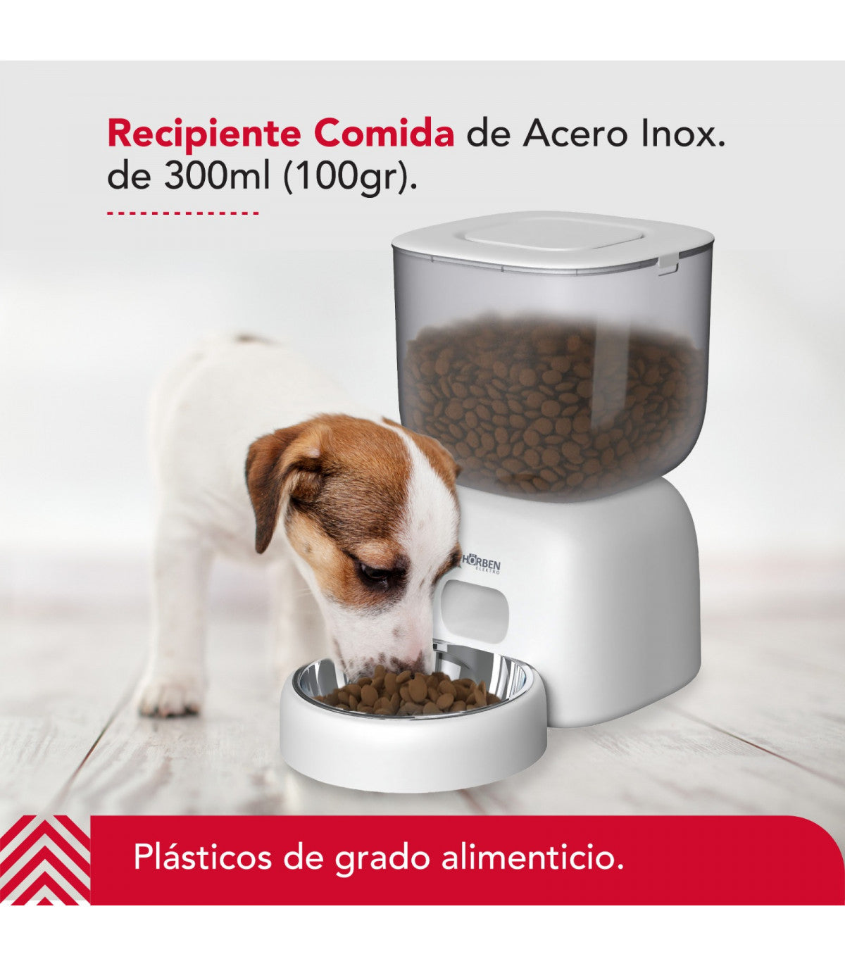 Dispensador de comida eléctrico para mascotas Thorben