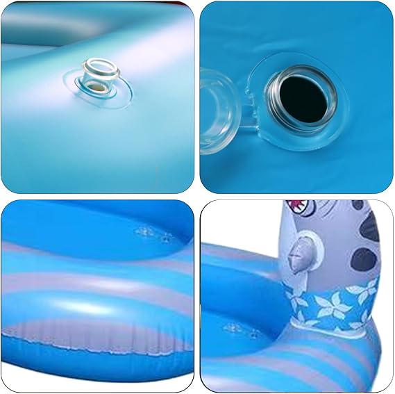 Piscina inflable rociadora Tiburón