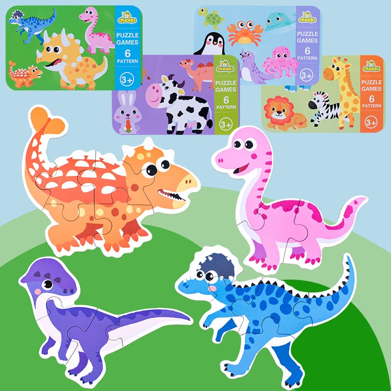 Puzzle de Dinosaurios Montessori