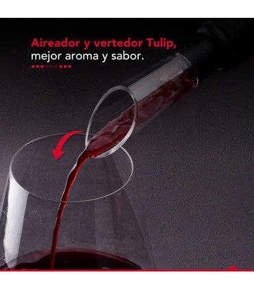 Descorchador de vino Thorben Usb Wine Set