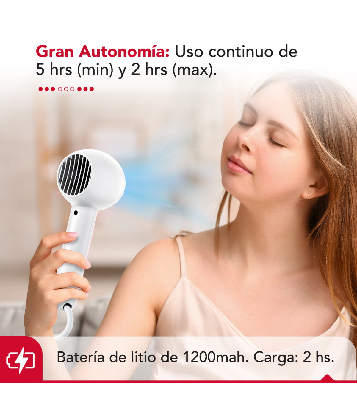 Ventilador personal de mano Thorben USB personal Fan