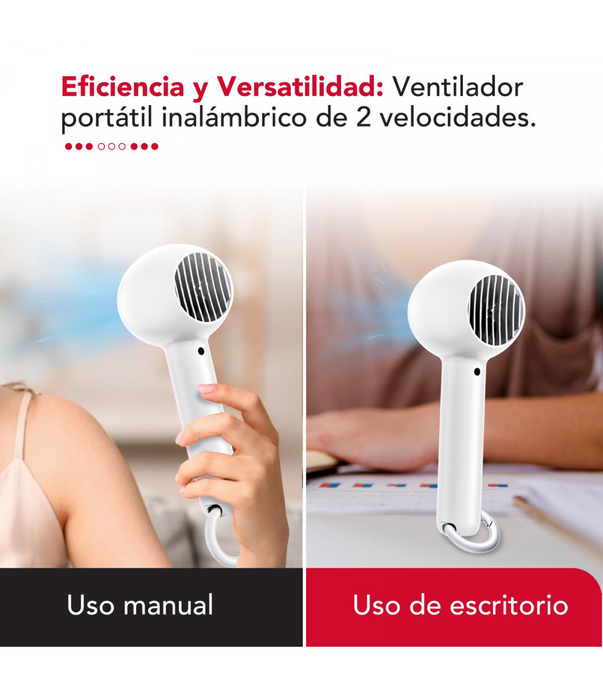 Ventilador personal de mano Thorben USB personal Fan